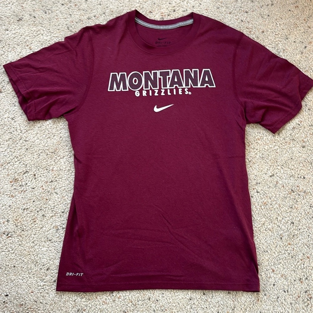 Nike Maroon Montana Grizzlies Tee